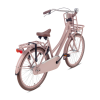 Vélo Hollandais Nogan Cargo 24 Pouces Filles Rose Mat