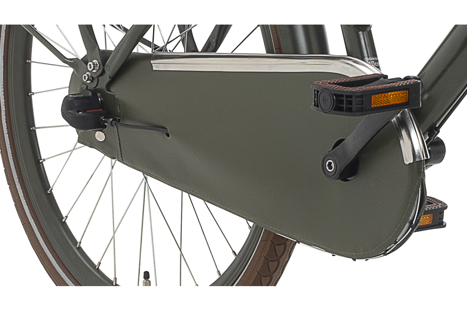 Vélo Hollandais Valetta Cargo N3 24 Pouces Filles Vert Militaire