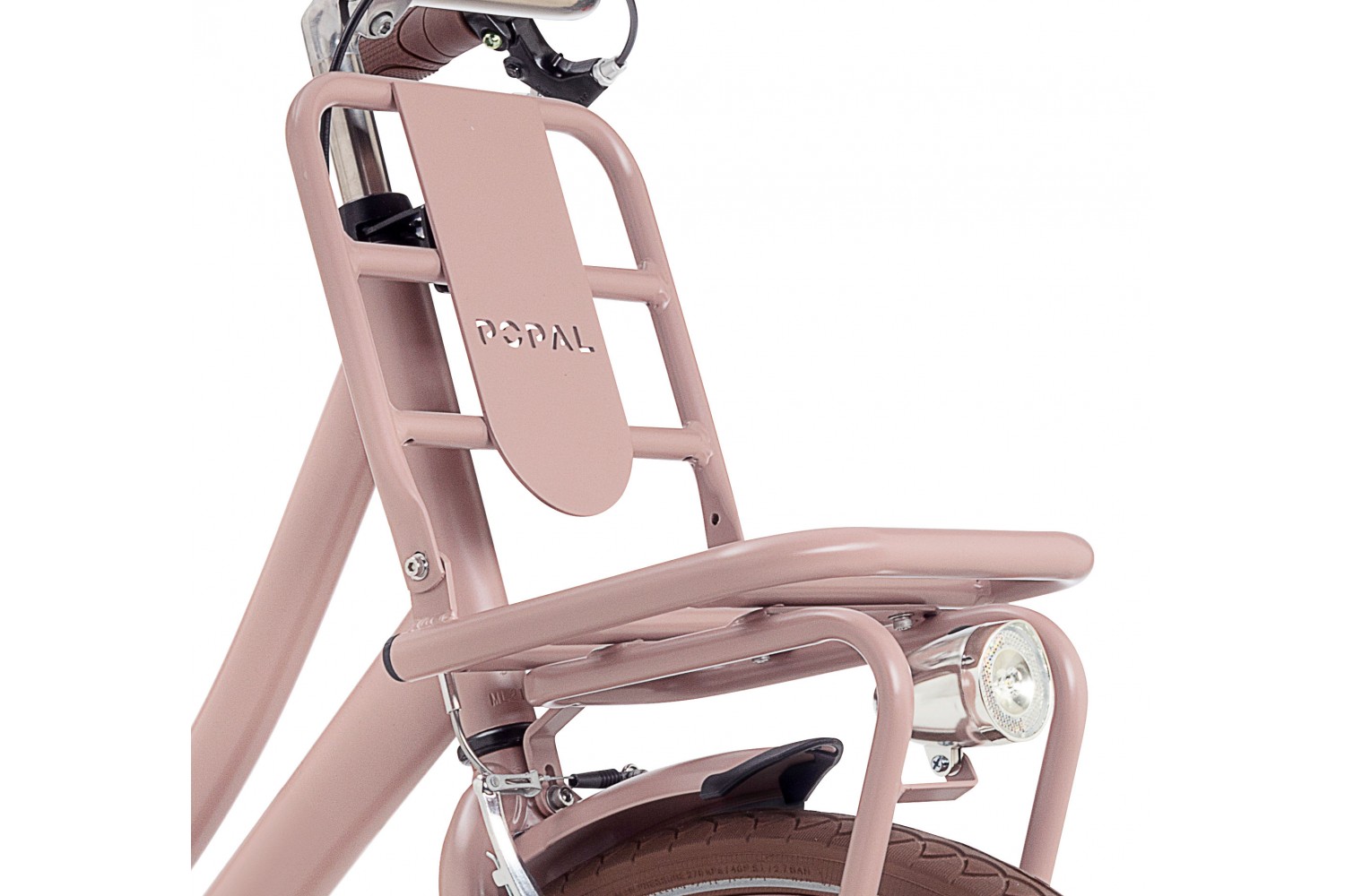 Vélo Hollandais Nogan Cargo N3 26 Pouces Filles Rose Mat