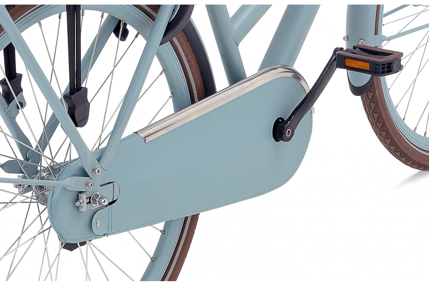 Vélo Hollandais Nogan Cargo N3 26 Pouces Filles Bleu Mat