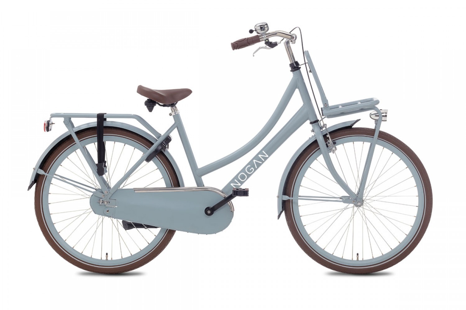 Vélo Hollandais Nogan Cargo 26 Pouces Filles Bleu Mat