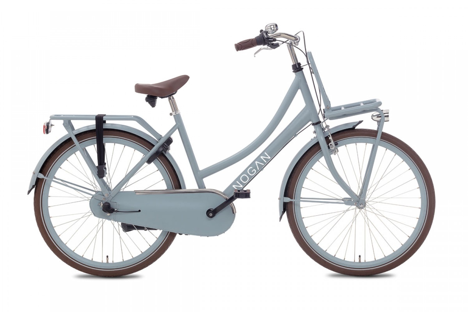 Vélo Hollandais Nogan Cargo N3 26 Pouces Filles Bleu Mat