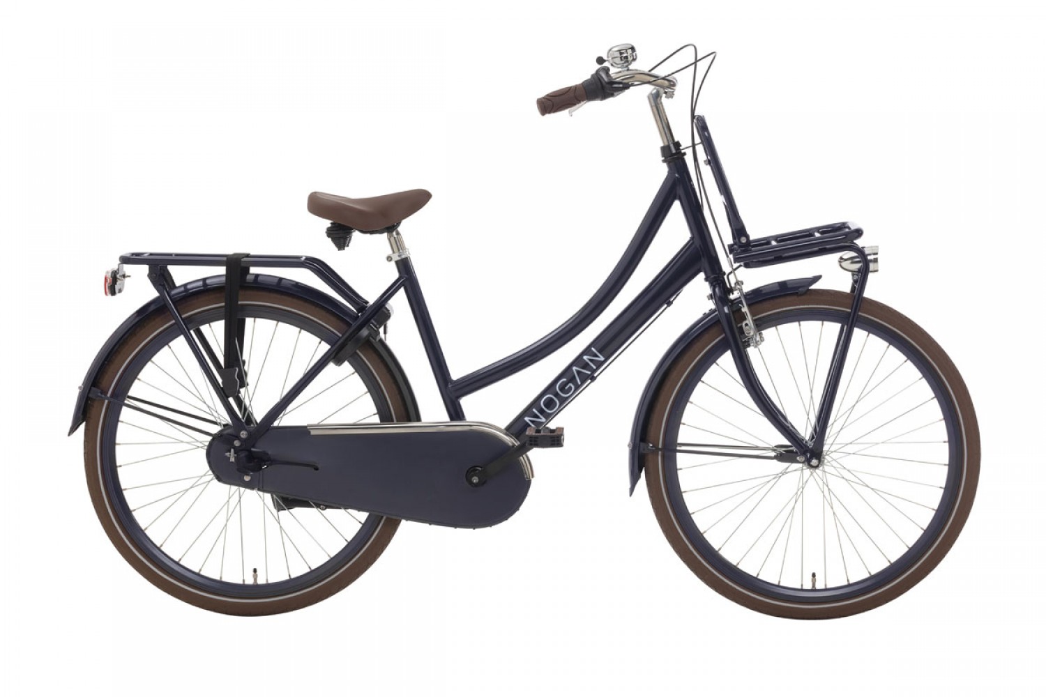 Vélo Hollandais Nogan Cargo N3 26 Pouces Filles Bleu Nuit