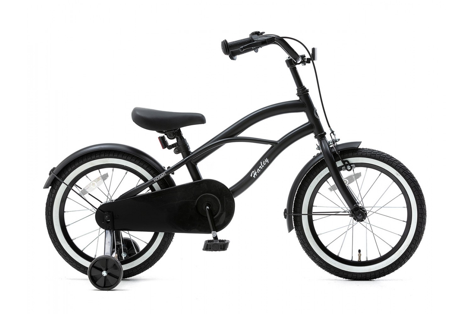 Vélo pour enfants Nogan Harley 16 pouces noir Vélo Enfant Nogan Harley 16 Pouces Noir