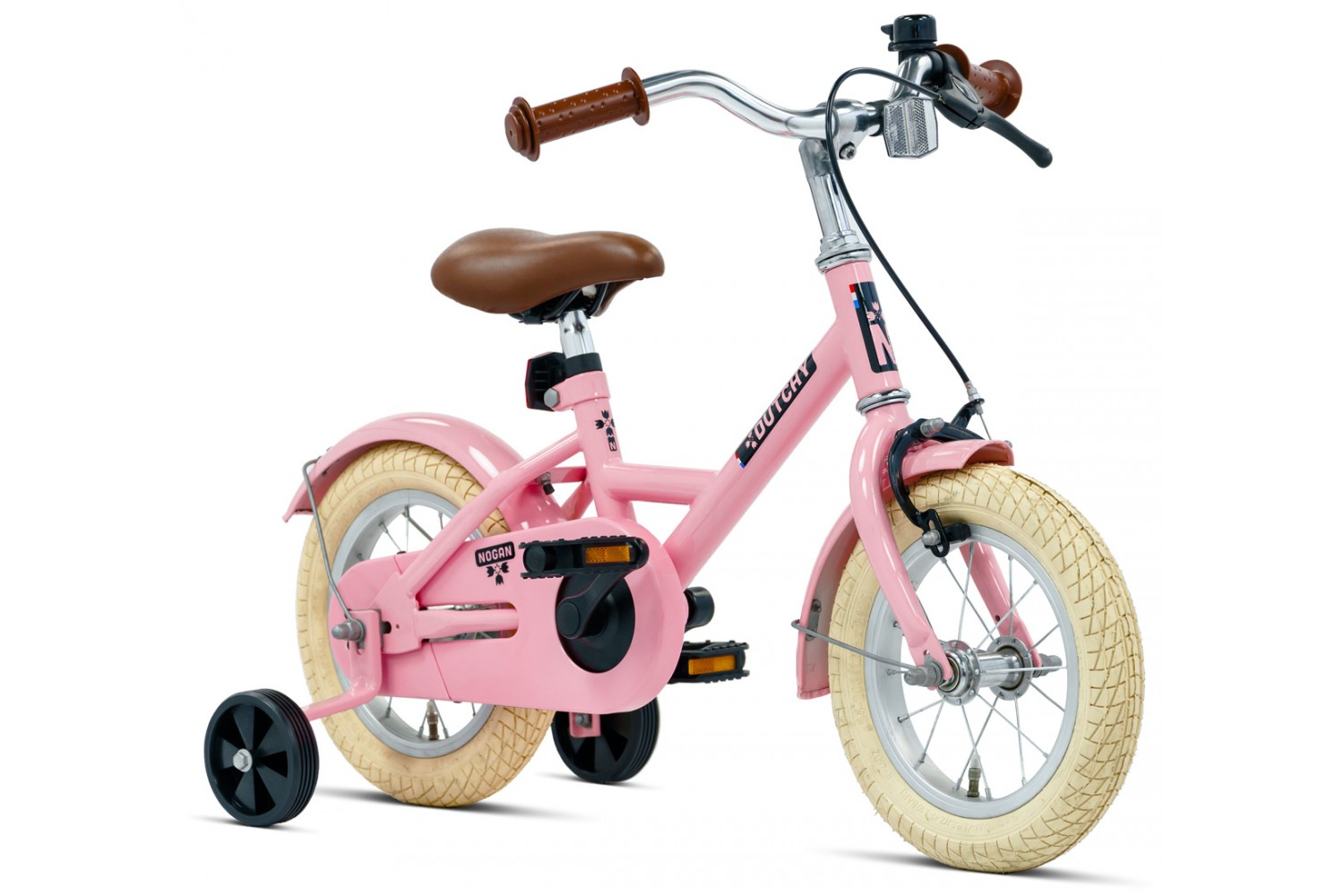 Vélo Enfant Nogan Dutchy 12 pouces Rose Brillant Vélo Enfant Nogan Dutchy 12 pouces Rose Brillant