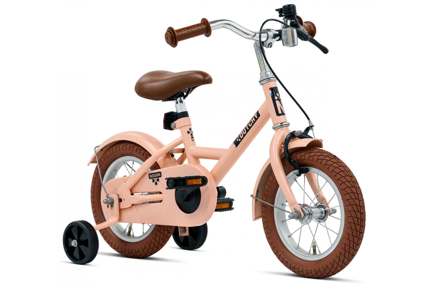 Vélo Enfant Nogan Dutchy 12 pouces Rose Mat Vélo Enfant Nogan Dutchy 12 pouces Rose Mat