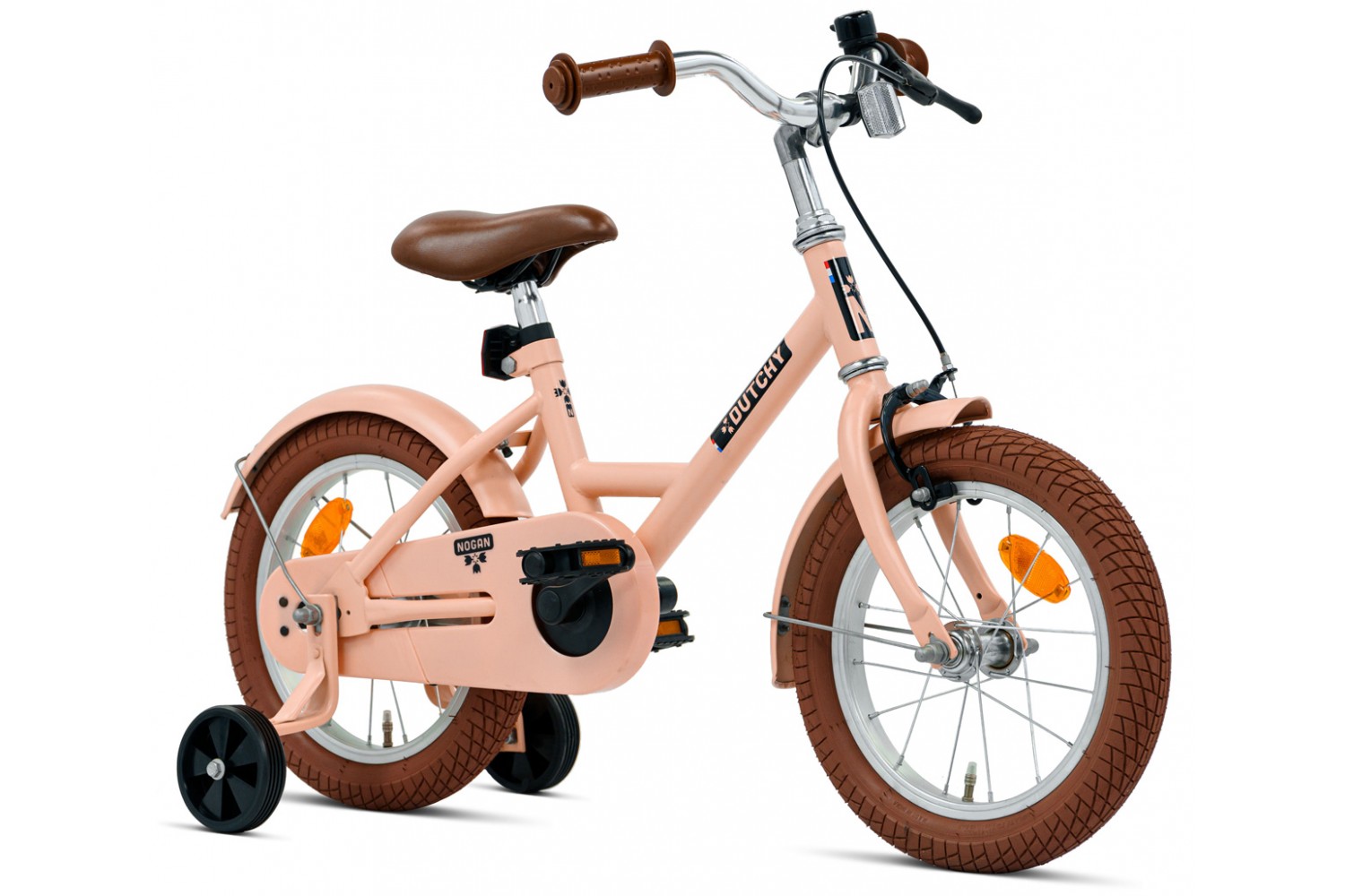 Vélo Enfant Nogan Dutchy 14 pouces Rose Mat Vélo Enfant Nogan Dutchy 14 pouces Rose Mat