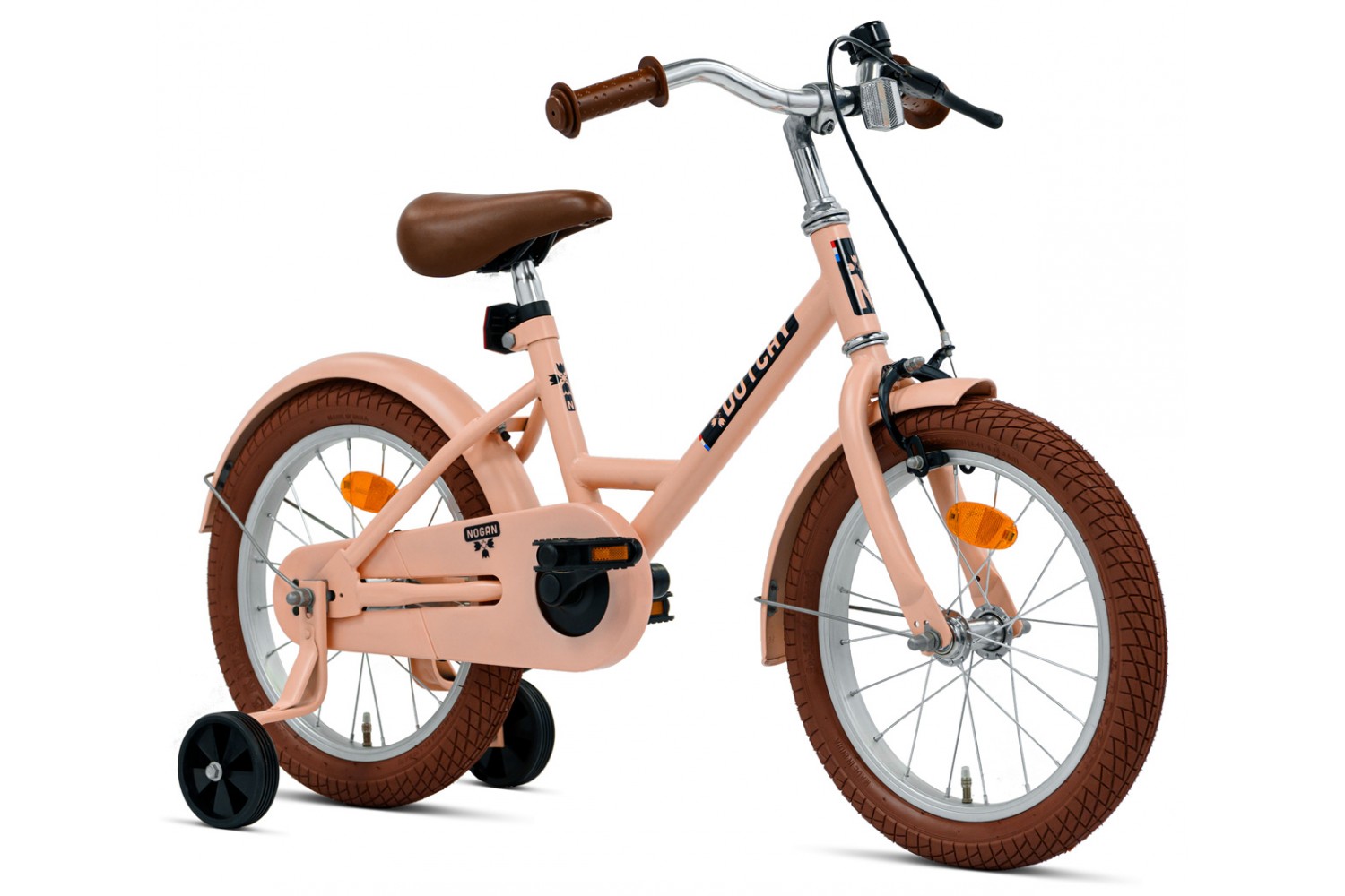 Vélo Enfant Nogan Dutchy 16 pouces Rose Mat Vélo Enfant Nogan Dutchy 16 pouces Rose Mat