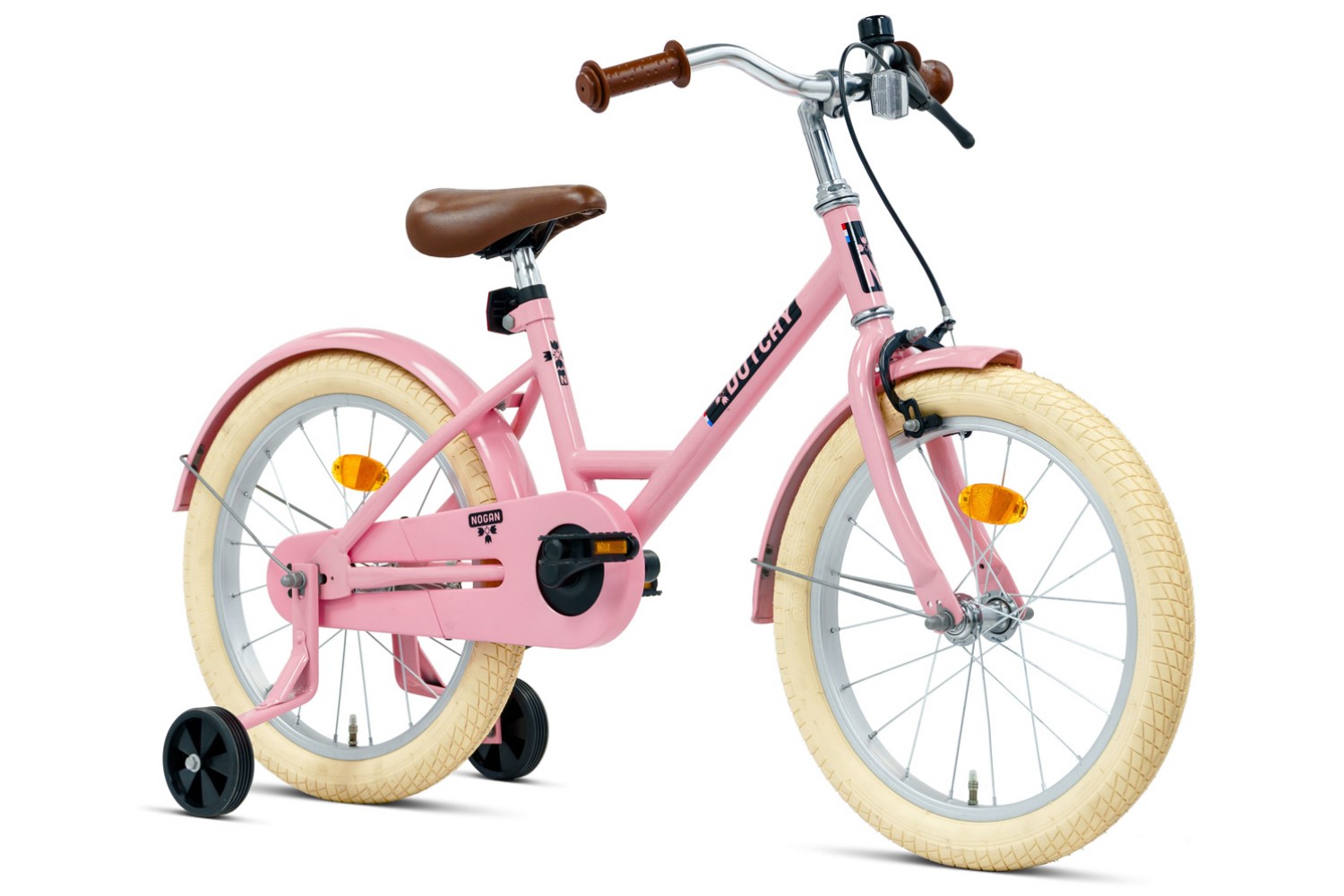 Vélo Enfant Nogan Dutchy 18 pouces Rose Brillant Vélo Enfant Nogan Dutchy 18 pouces Rose Brillant