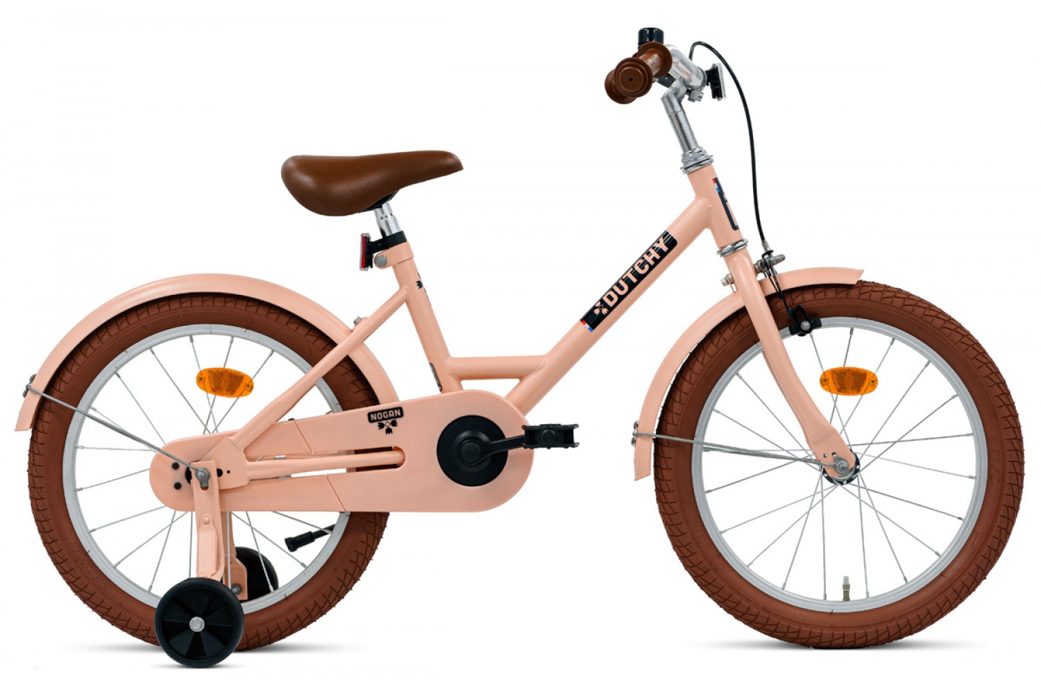Vélo Enfant Nogan Dutchy 18 pouces Rose Mat Vélo Enfant Nogan Dutchy 18 pouces Rose Mat