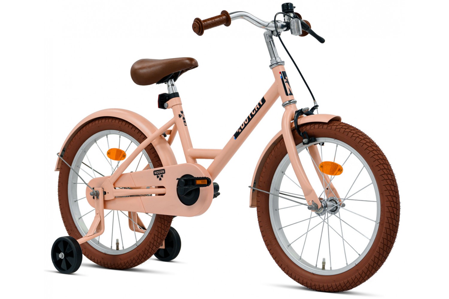 Vélo Enfant Nogan Dutchy 18 pouces Rose Mat Vélo Enfant Nogan Dutchy 18 pouces Rose Mat