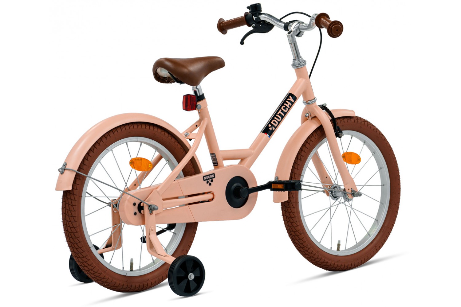 Vélo Enfant Nogan Dutchy 18 pouces Rose Mat Vélo Enfant Nogan Dutchy 18 pouces Rose Mat