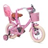 Vélo Enfant Nogan Butterfly 12 Pouces Filles Rose