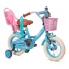 Vélo Enfant Nogan Butterfly 12 Pouces Filles Turquoise