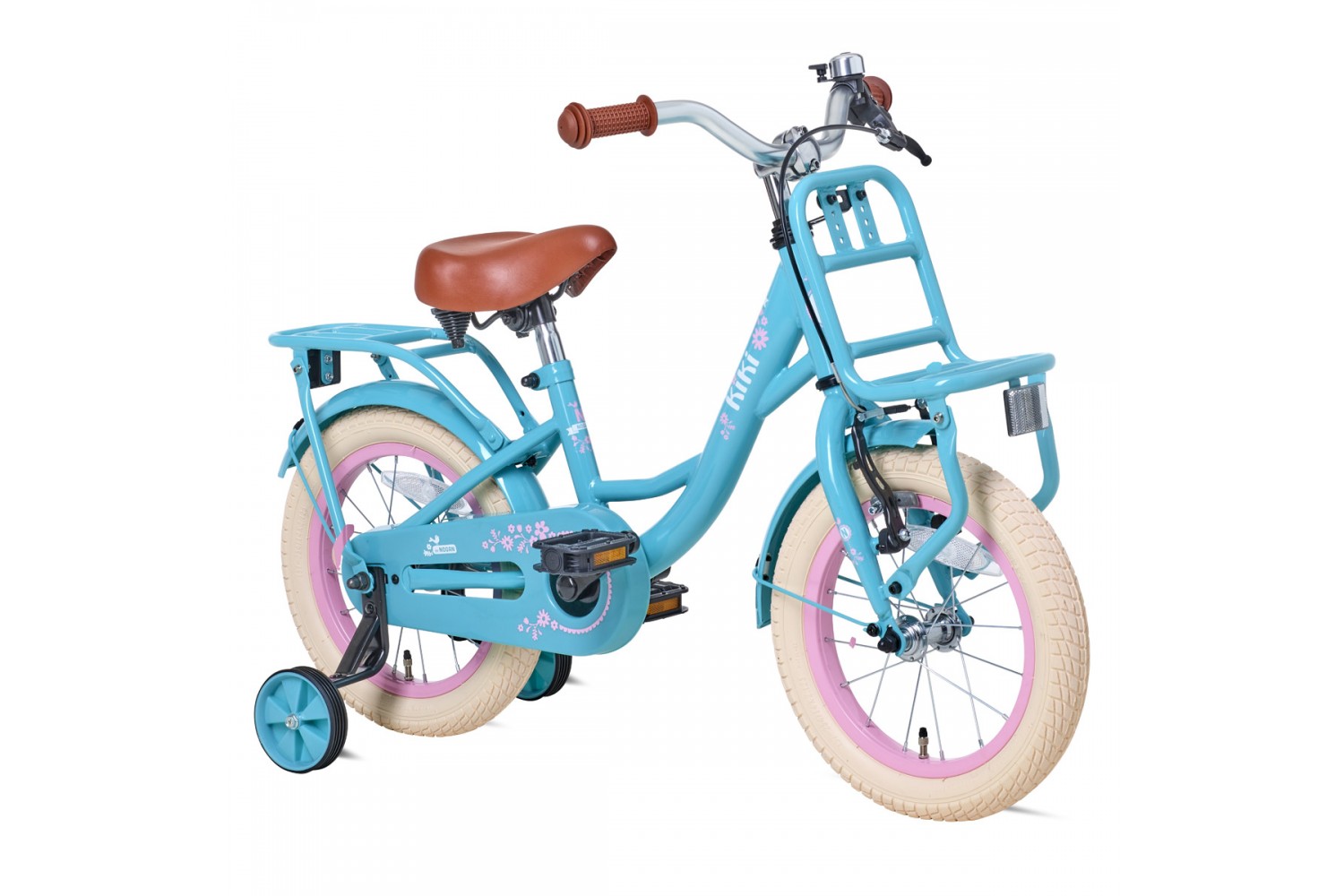 Vélo Enfant Nogan Kiki 12 Pouces Filles Turquoise