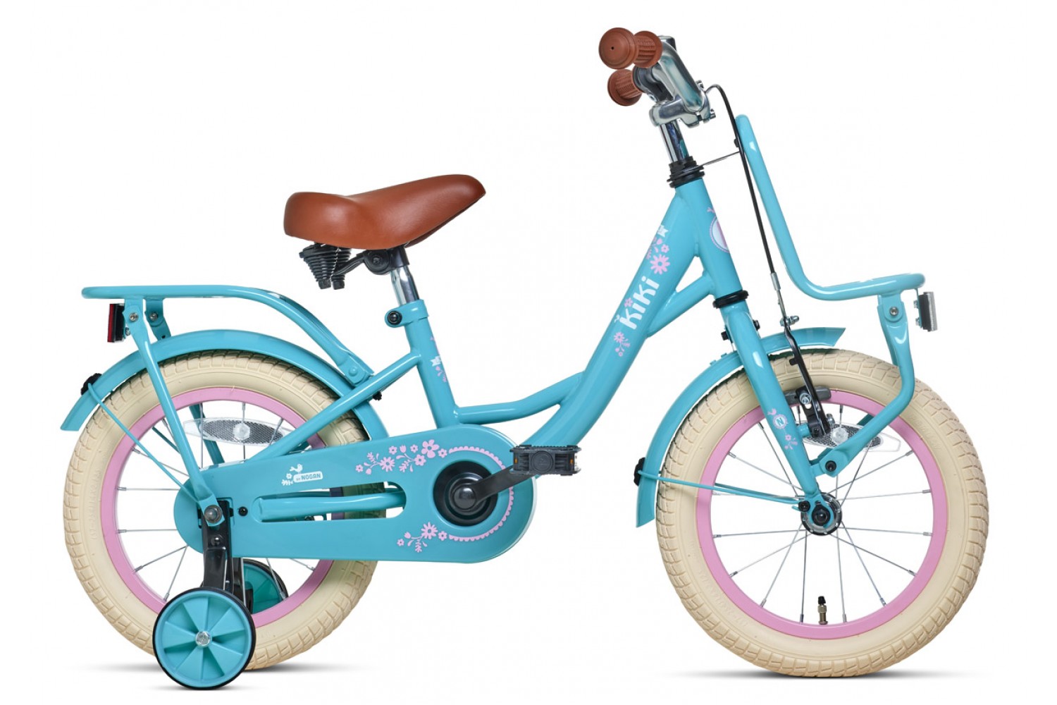 Vélo Enfant Nogan Kiki 12 Pouces Filles Turquoise