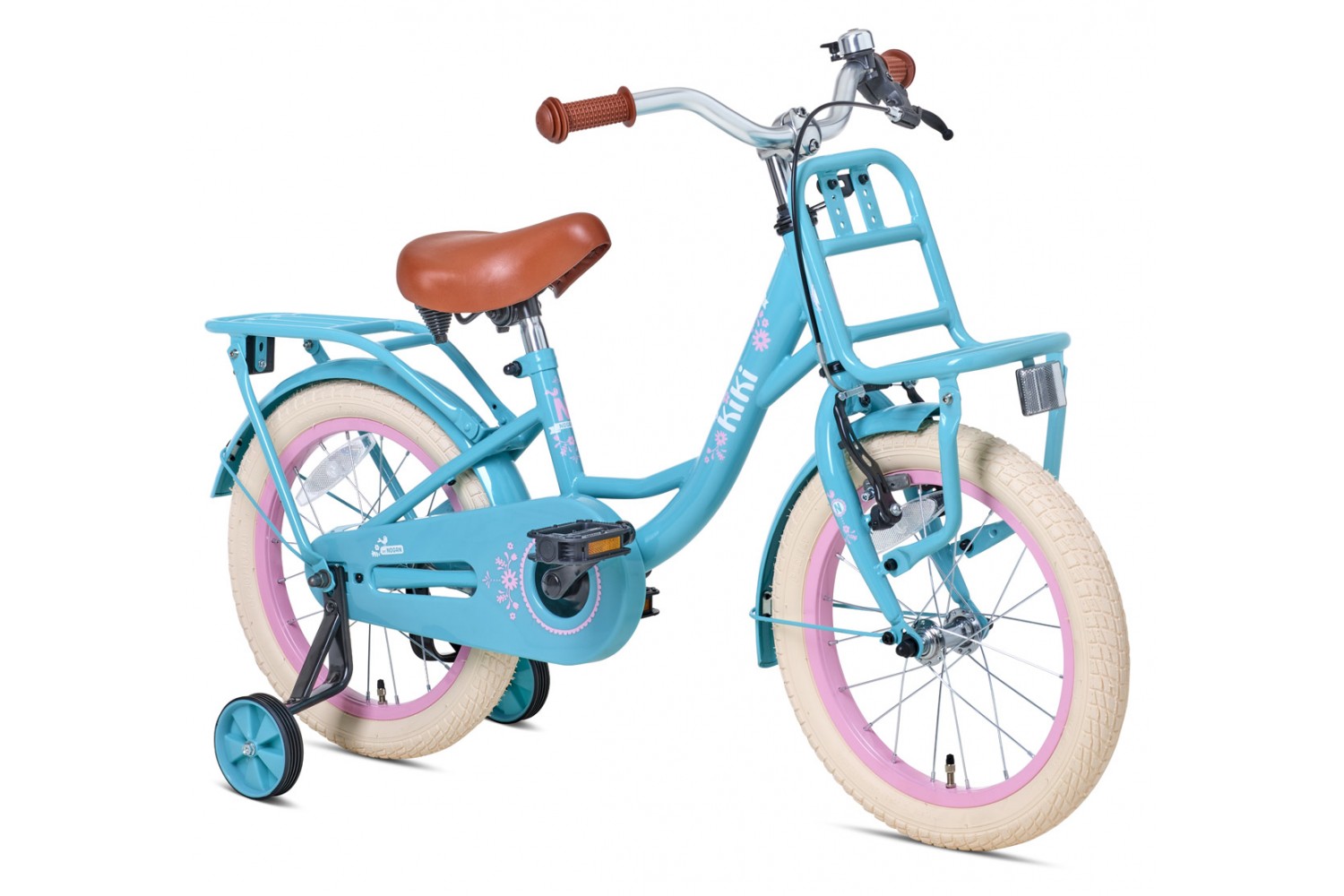 Vélo Enfant Nogan Kiki 16 Pouces Filles Turquoise