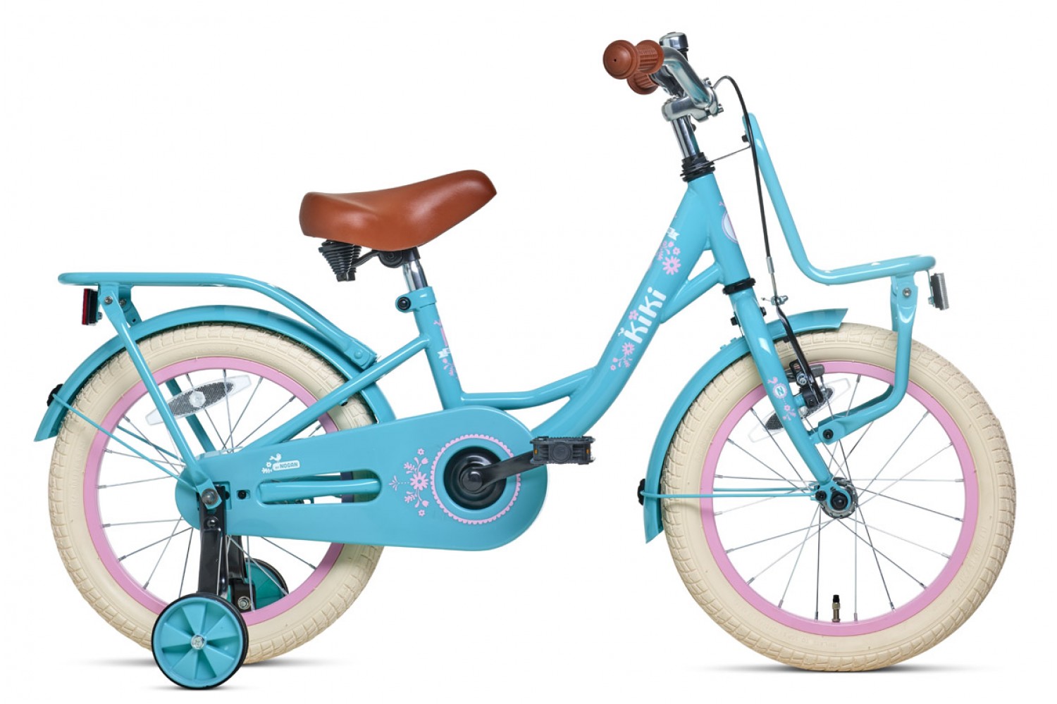 Vélo Enfant Nogan Kiki 16 Pouces Filles Turquoise