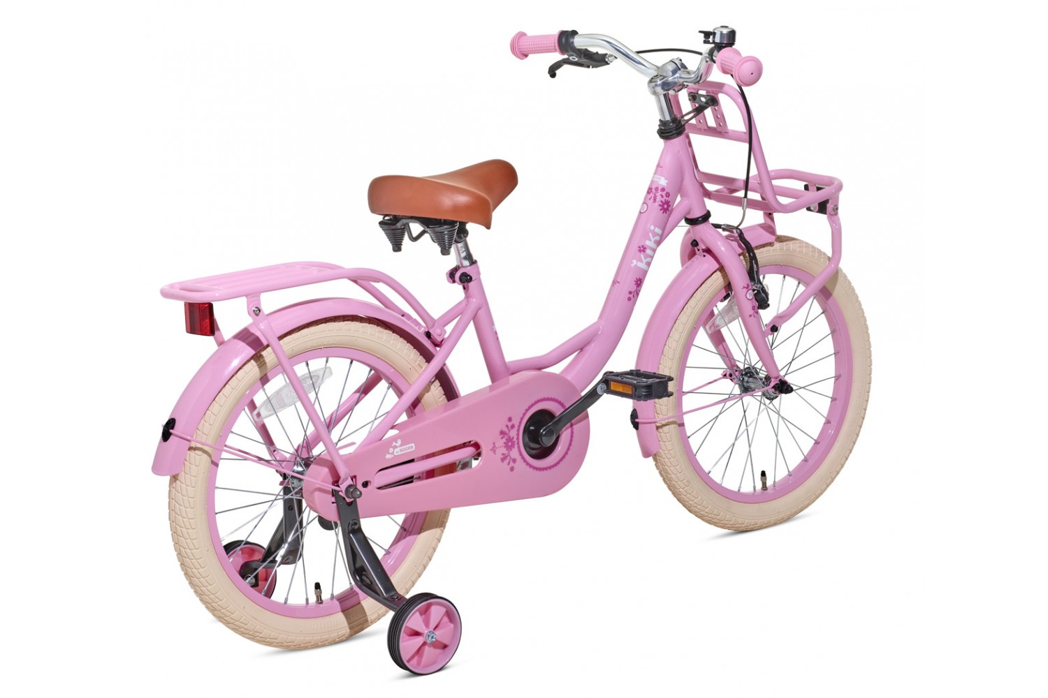 Vélo Enfant Nogan Kiki 18 Pouces Filles Rose