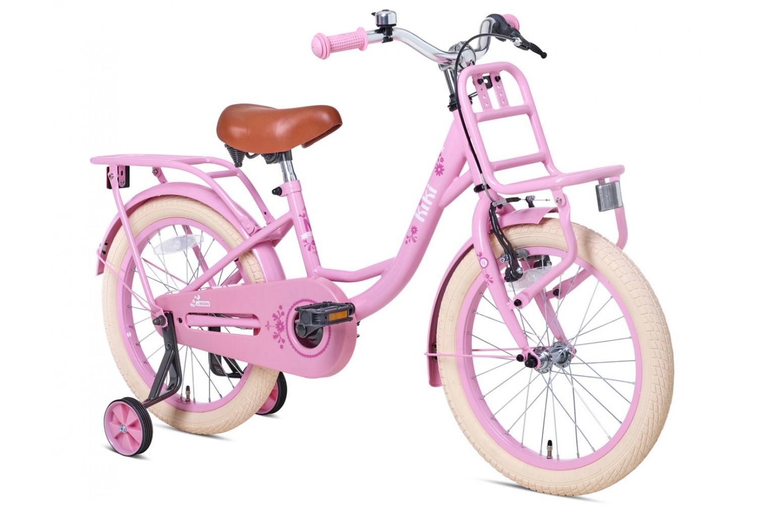 Vélo Enfant Nogan Kiki 18 Pouces Filles Rose