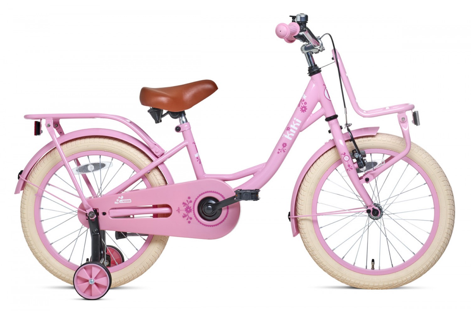 Vélo Enfant Nogan Kiki 18 Pouces Filles Rose