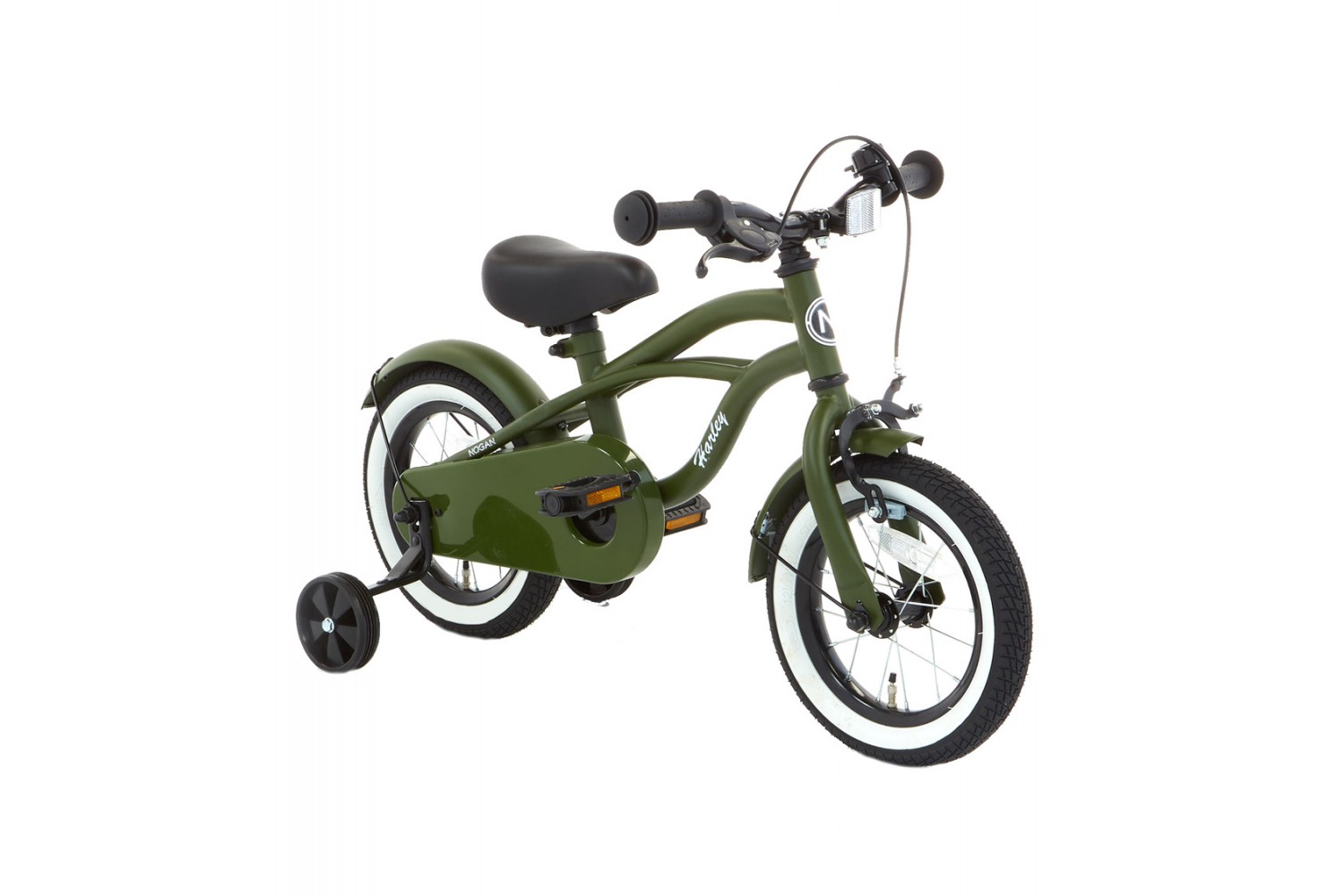 Vélo pour enfants Nogan Harley 12 pouces Army Green Vélo Enfant Nogan Harley 12 Pouces Vert Armée