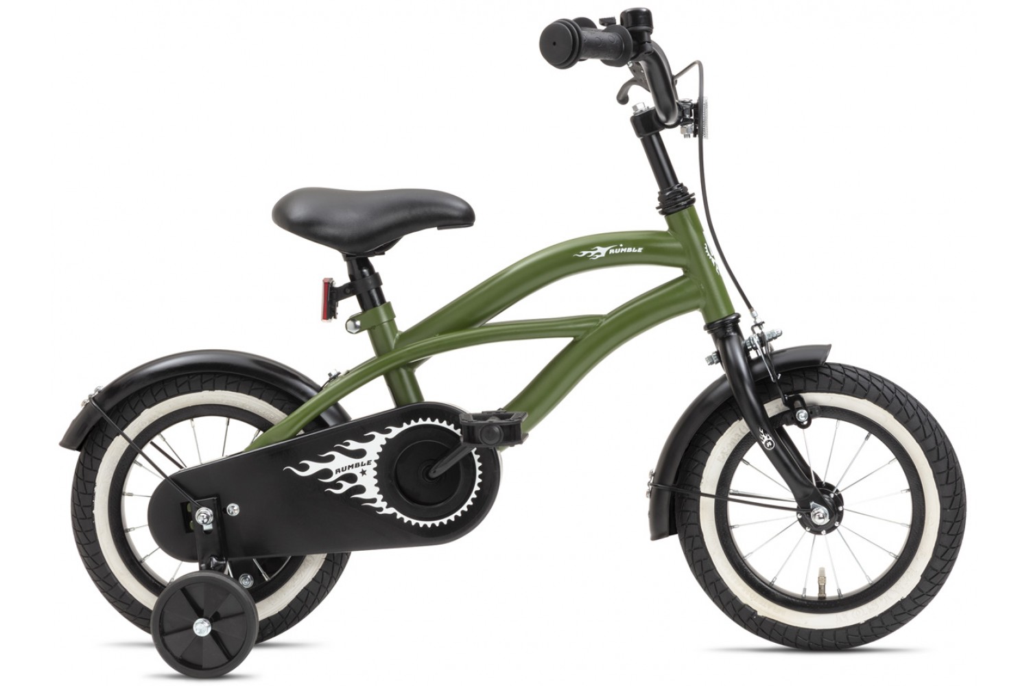 Vélo Enfant Nogan Rumble 12 Pouces Vert Armée