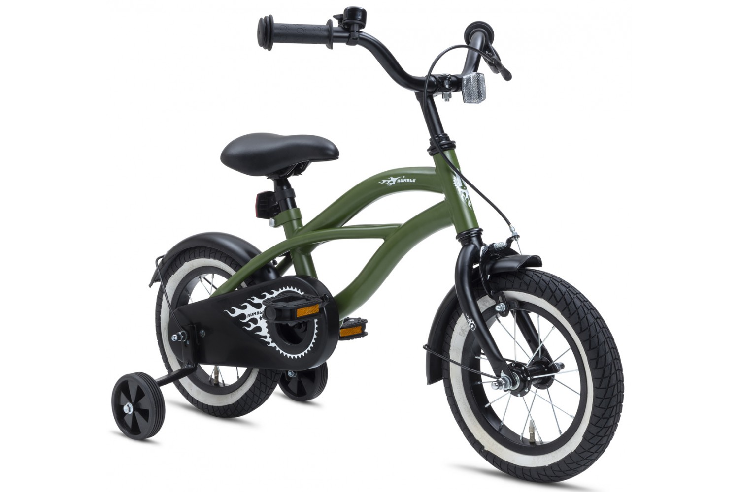 Vélo Enfant Nogan Rumble 12 Pouces Vert Armée