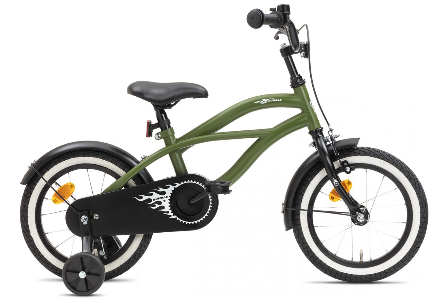 Vélo Enfant Nogan Rumble 14 Pouces Vert Armée