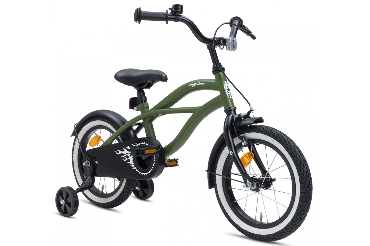 Vélo Enfant Nogan Rumble 14 Pouces Vert Armée