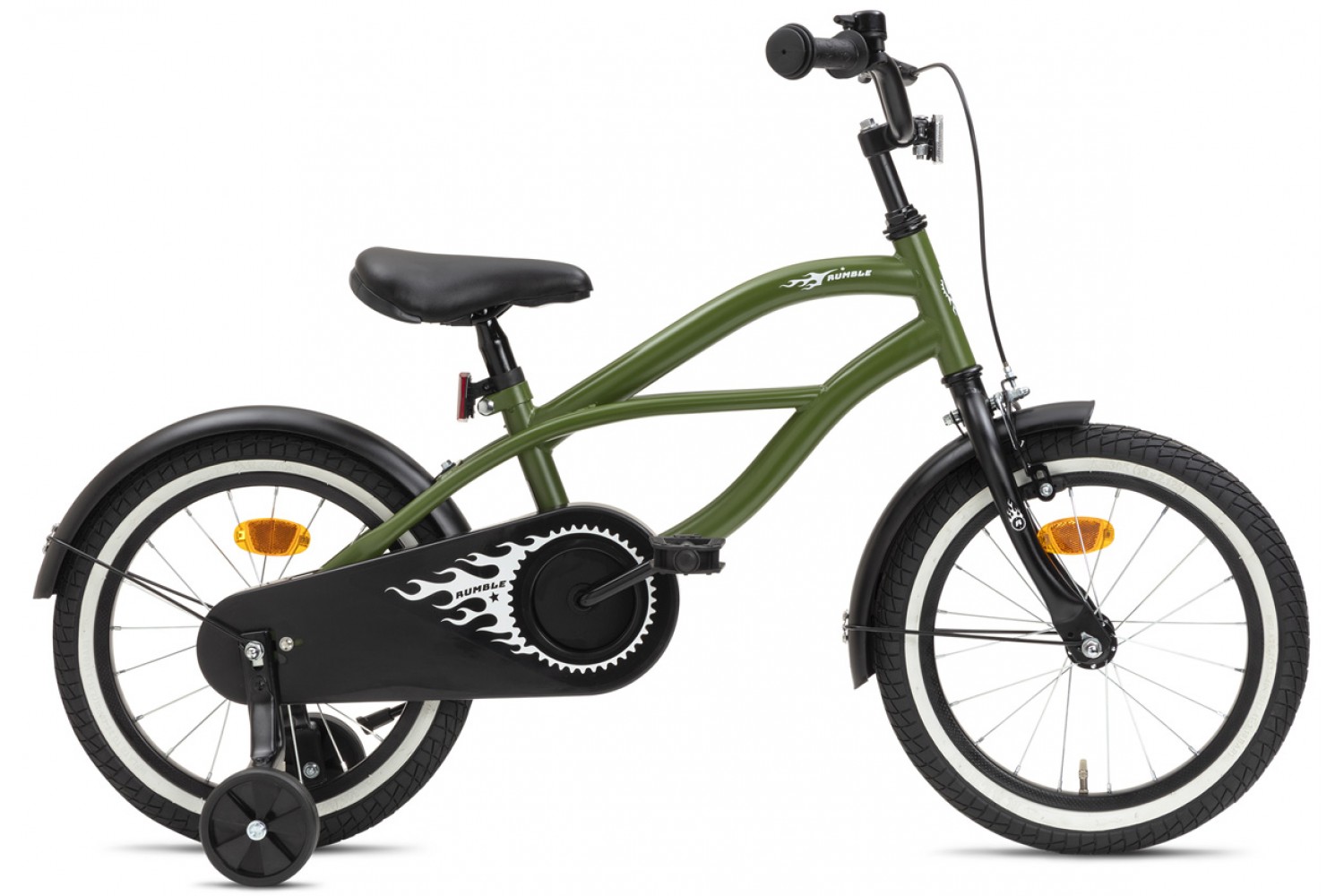 Vélo Enfant Nogan Rumble 16 Pouces Vert Armée