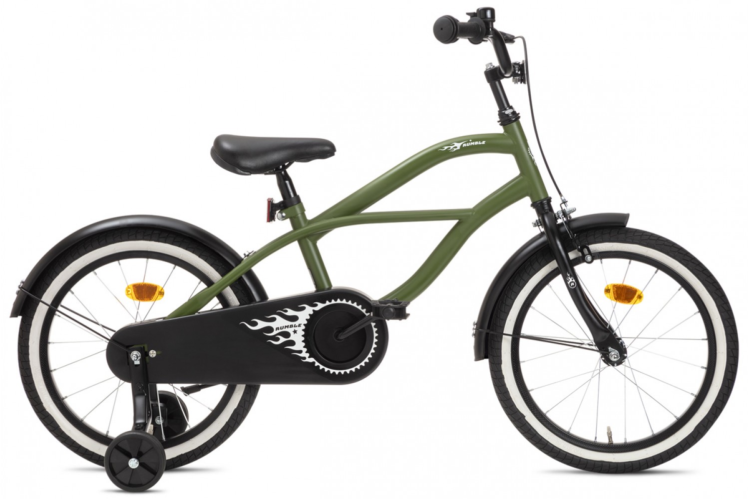 Vélo Enfant Nogan Rumble 18 Pouces Vert Armée