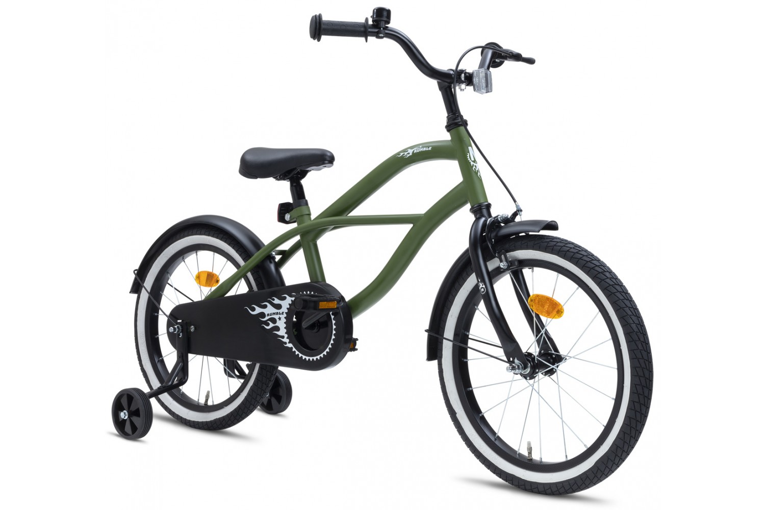 Vélo Enfant Nogan Rumble 18 Pouces Vert Armée