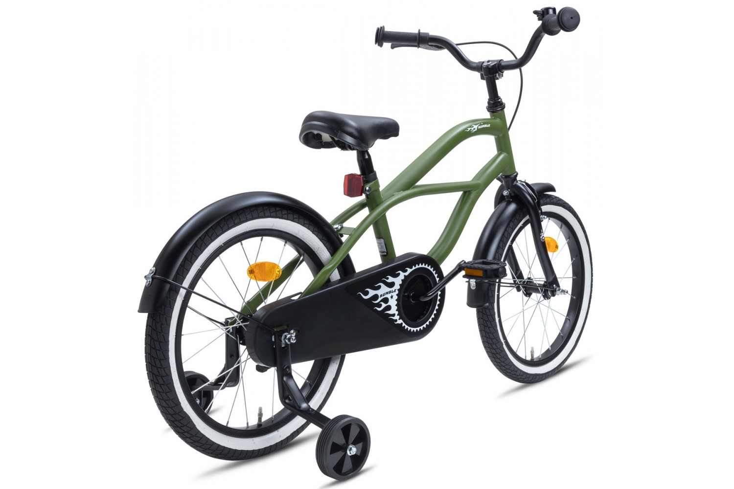 Vélo Enfant Nogan Rumble 18 Pouces Vert Armée