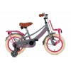 Vélo Enfant Supersuper Lola 14 Pouces Filles Gris Rose