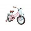 Vélo Enfant Supersuper Lola 14 Pouces Filles Rose Turquoise