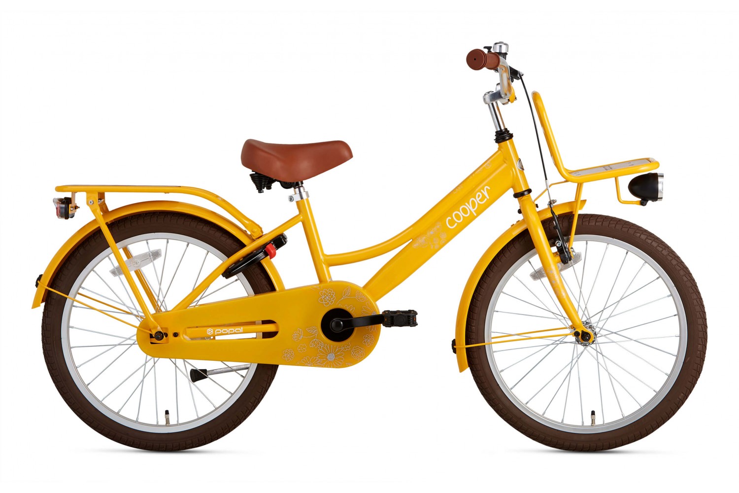 Vélo Enfant Popal Cooper Bamboo 20 Pouces Filles Jaune