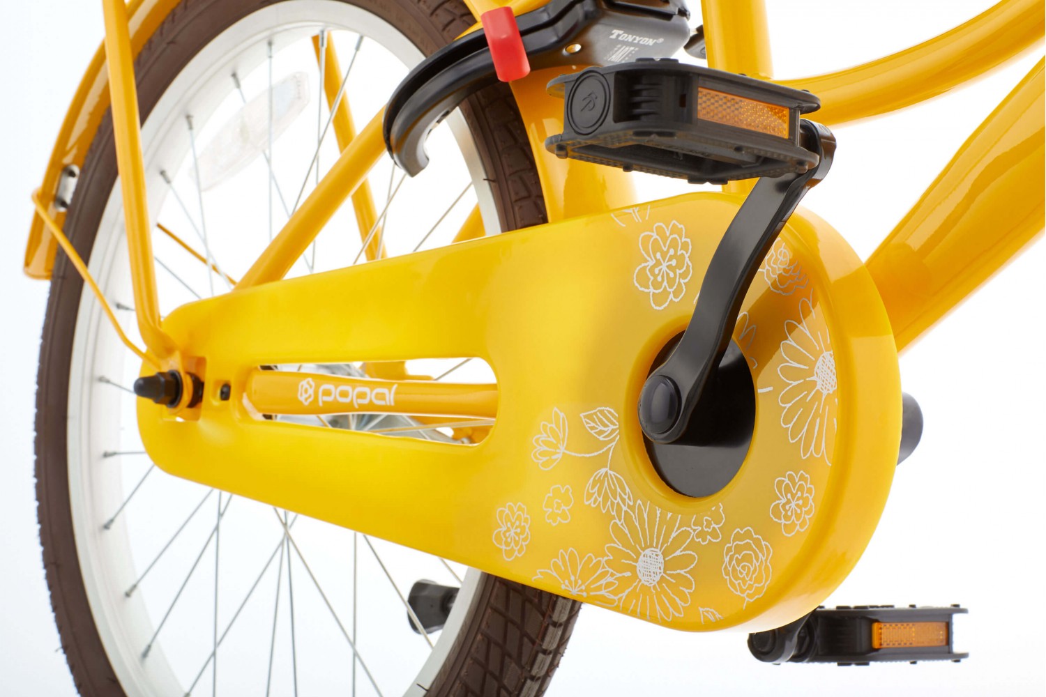 Vélo Enfant Popal Cooper Bamboo 20 Pouces Filles Jaune