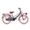 Vélo Enfant Supersuper Lola 20 Pouces Filles Gris-Rose