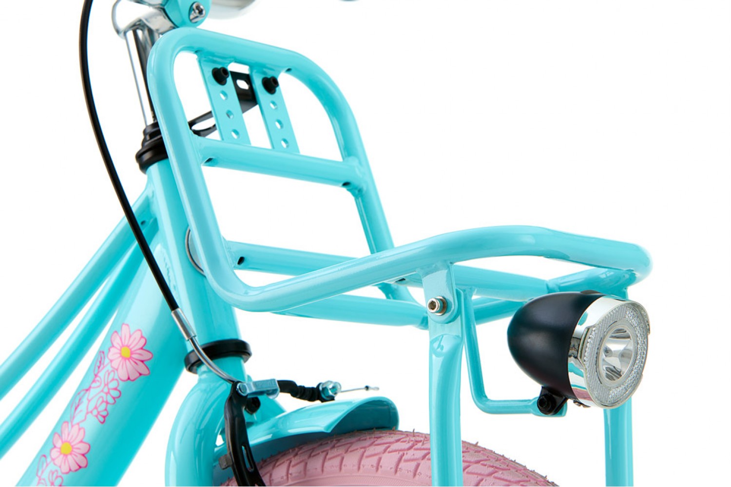 Vélo Enfant Supersuper Lola 20 Pouces Filles Rose Menthe