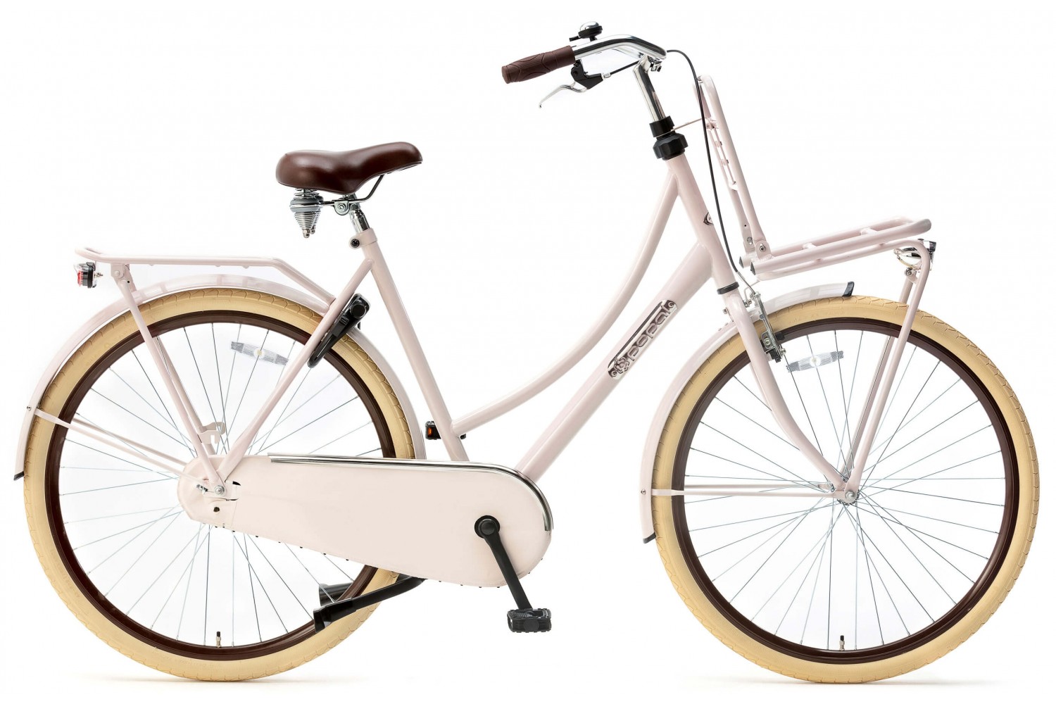 Popal Daily Dutch Basic Transport bike 28 inch ladies 57cm Pink Vélo Hollandais Popal Daily Dutch Basic 28 Pouces Femmes 57cm Pink