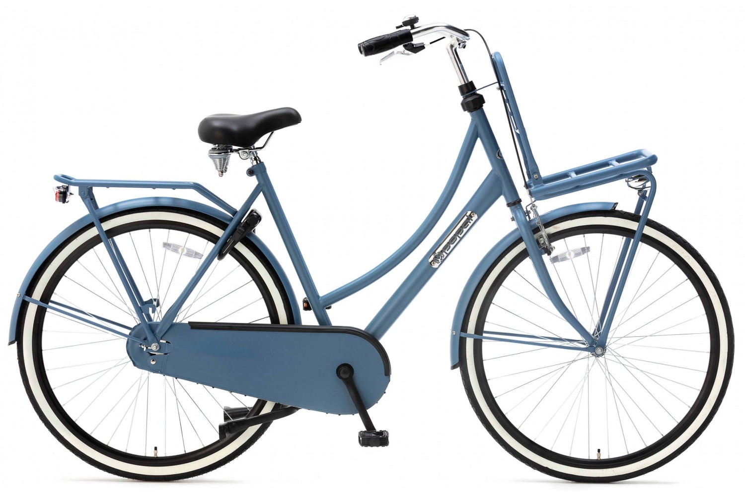 Popal Daily Dutch Basic Transport bike 28 inch ladies 50cm Gothenburg Blue Vélo Hollandais Popal Daily Dutch Basic 28 Pouces Femmes 50cm Gothenburg Bleu