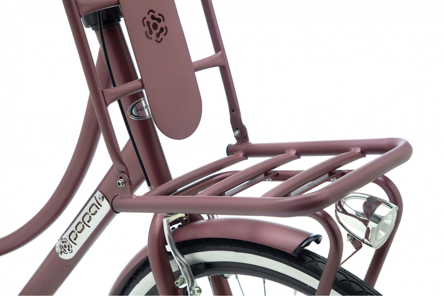 Popal Daily Dutch Basic Vélo de transport 28 pouces dames 57cm Chêne Rouge Vélo Hollandais Popal Daily Dutch Basic 28 Pouces Femmes 57cm Chêne Rouge