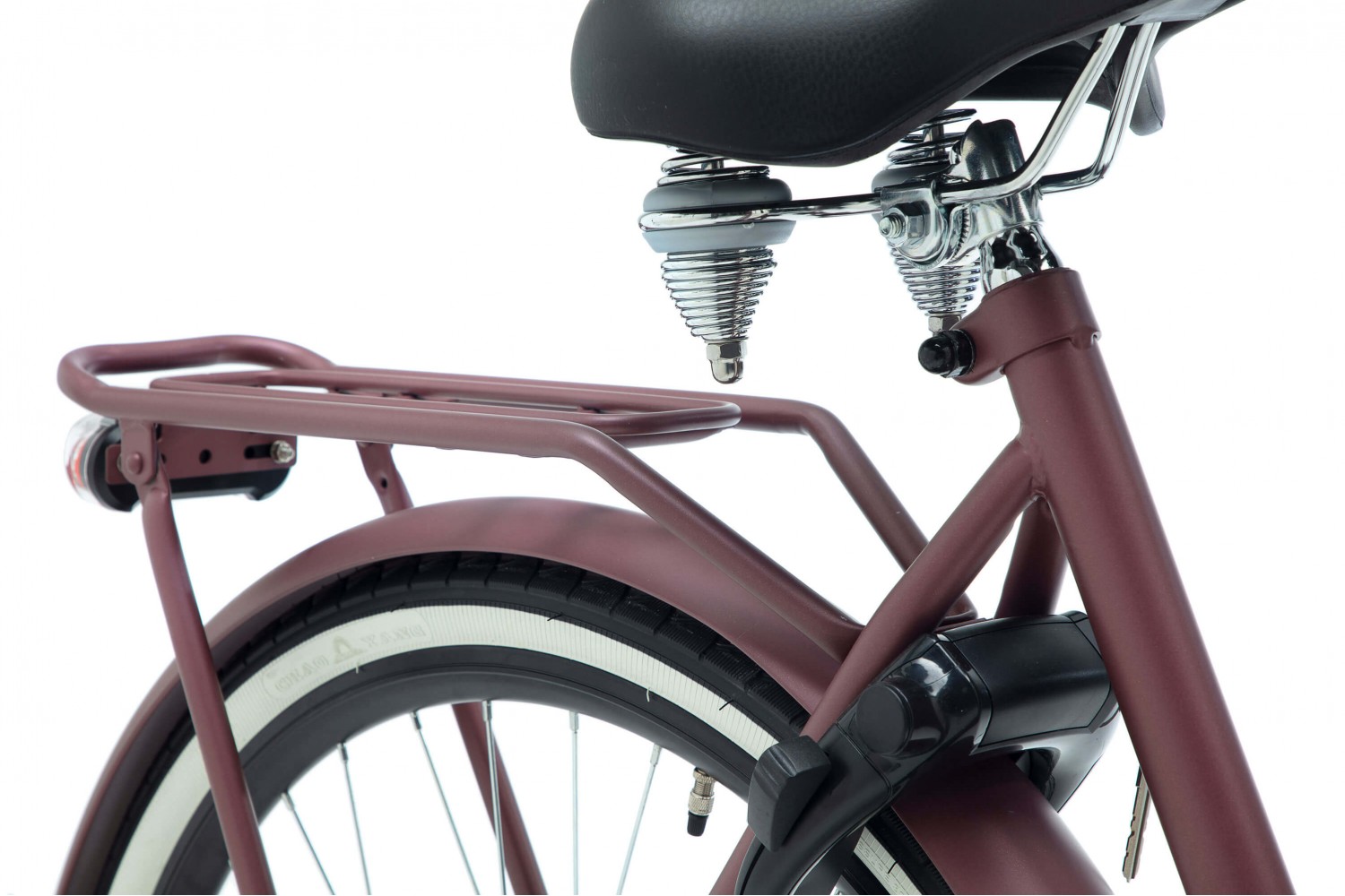 Popal Daily Dutch Basic Vélo de transport 28 pouces dames 57cm Chêne Rouge Vélo Hollandais Popal Daily Dutch Basic 28 Pouces Femmes 57cm Chêne Rouge