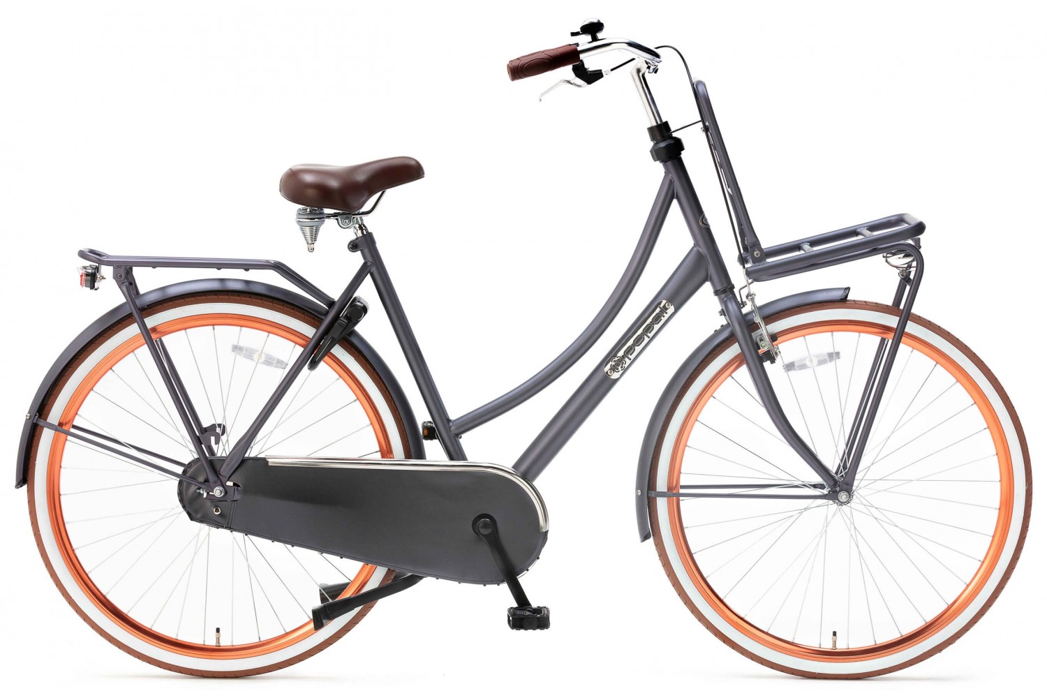Popal Daily Dutch Basic Transport bike 28-inch ladies 50cm Petrol Blue Vélo Hollandais Popal Daily Dutch Basic 28 Pouces Femmes 50cm Petrol Bleu