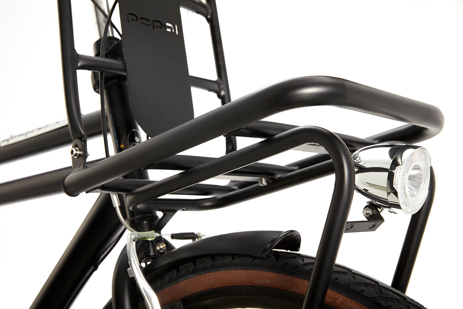 Popal Daily Dutch Basic+ 28 pouces Vélo de transport Hommes 50cm Matt Black Vélo Hollandais Popal Daily Dutch Basic+ 28 Pouces Hommes 50cm Noir Mat
