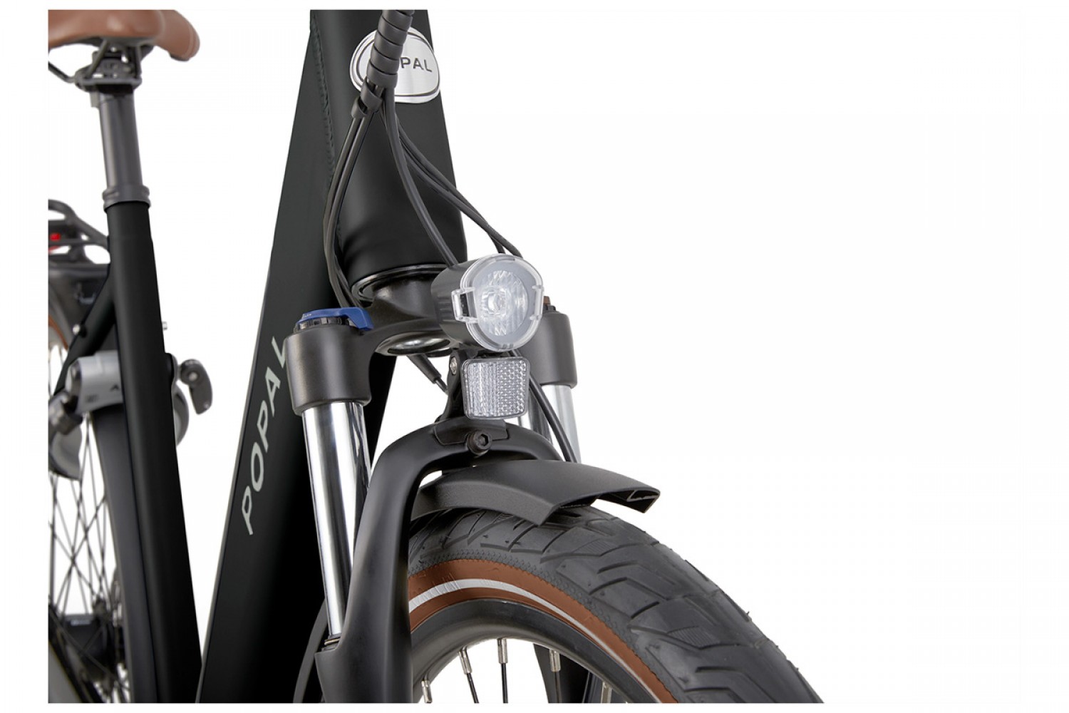 Popal Novel Vélo électrique 53cm Noir mat Vélo Électrique Popal Novel 53cm Noir Mat