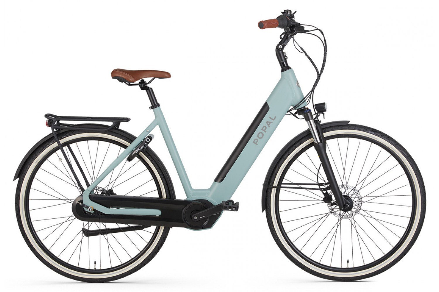 Bicyclette électrique Popal Novel 47cm Mineral Green Vélo Électrique Popal Novel 47cm Mineral Green