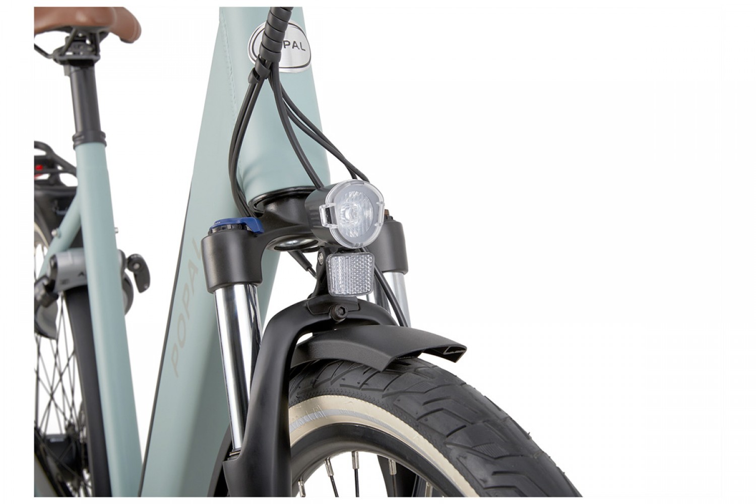 Bicyclette électrique Popal Novel 47cm Mineral Green Vélo Électrique Popal Novel 47cm Mineral Green