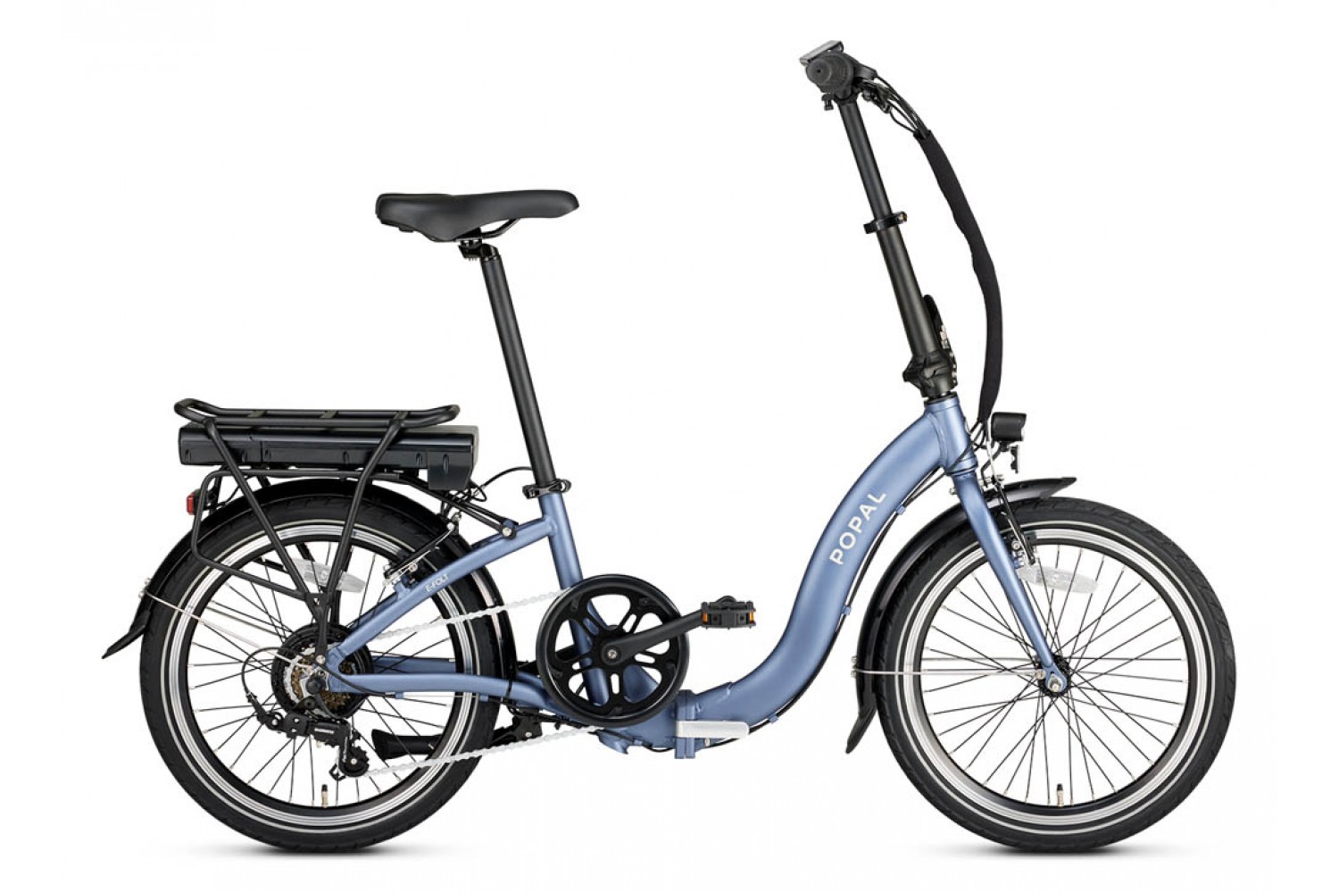 Vélo Électrique Pliable Popal E-Folt 1.0 20 Pouces Bleu Mat